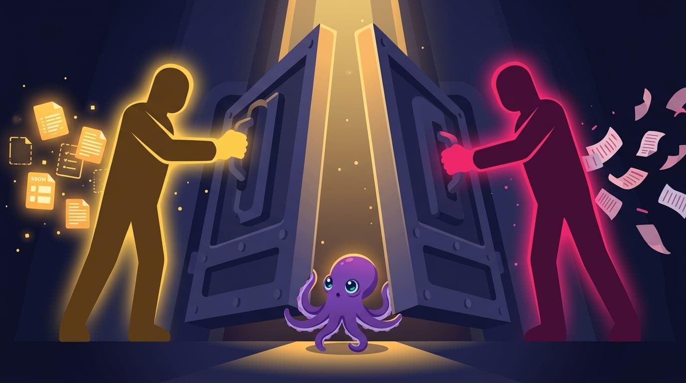 Timeline showing Biden EO 14144 signed January 16 2025, OMB M-26-05 rescission signed seven days later, and Trump EO 14306 in June 2025 formalizing the reversal